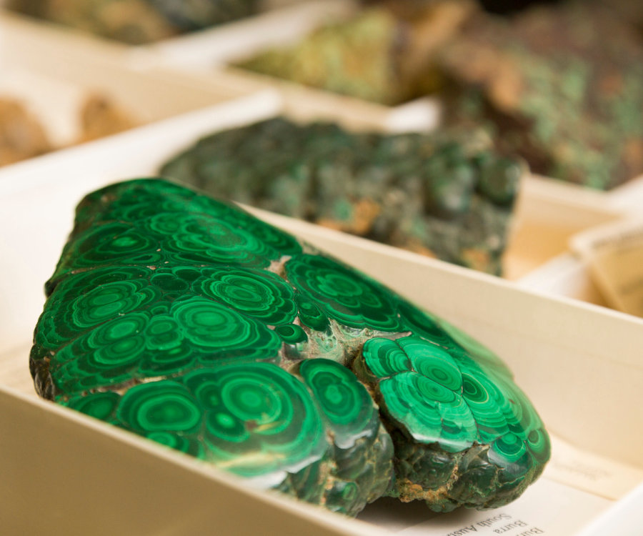Malacite in the South Australian Museum's collection